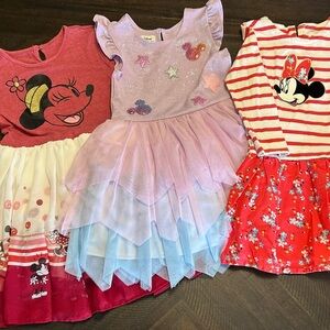 Disney Minnie Mouse Play Dresses 5T Set of 3